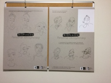 Two examples of the "Personal idiosyncrasy" self-portraits